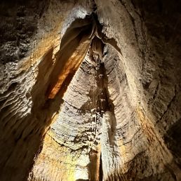 Inside Bluff Dwellers Cave