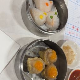 Shrimp dumpling and pork siu Mai Shrimp dumpling and pork siu Mai