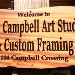 Ron Campbell Art and Custom Framing - Ron Campbell Art and Custom Framing Studio sign