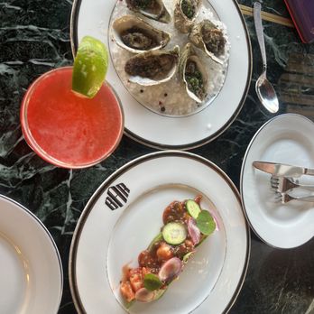 Born & Raised - shrimp cocktail and oysters - Steakhouses Near Me - San Diego, California