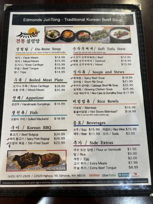 Traditional Korean Beef Soup by null