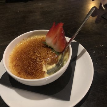 PIAF KITCHEN + WINE + BAR - Rose Rose Water Infused Creme Brulee - Mediterranean Near Me - Grapevine, Texas PIAF KITCHEN + WINE + BAR - Rose Rose Water Infused Creme Brulee - Mediterranean Near Me - Grapevine, Texas