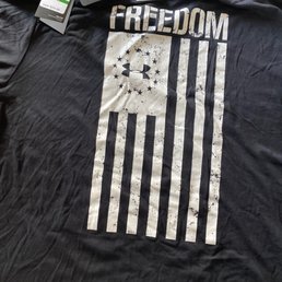 $7.99 UA Freedom shirt - awesome sauce