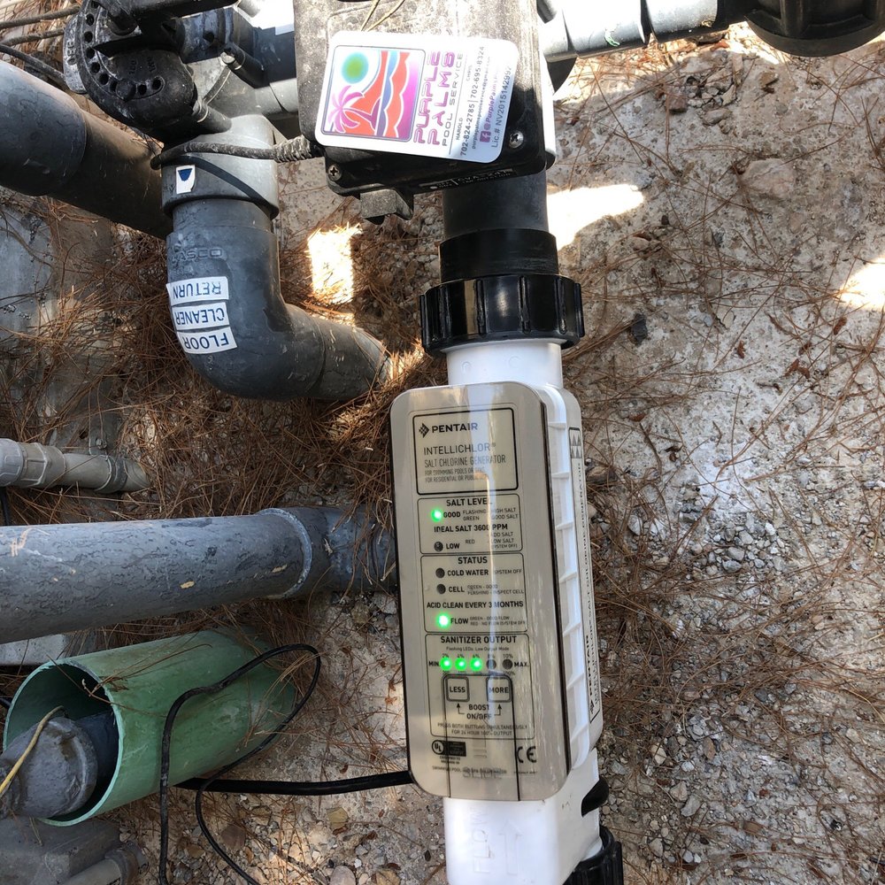 Purple Palms Pool Service - Salt chlorine generator - Pool & Hot Tub Service Near Me - Las Vegas, Nevada Purple Palms Pool Service - Salt chlorine generator - Pool & Hot Tub Service Near Me - Las Vegas, Nevada