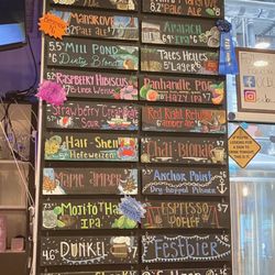 Oyster City Brewing Company - A lot of beer available, even in off-season