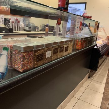 Cold Stone Creamery - a display of cereals and milk - Ice Cream & Frozen Yogurt Near Me - College Park, Maryland Cold Stone Creamery - a display of cereals and milk - Ice Cream & Frozen Yogurt Near Me - College Park, Maryland