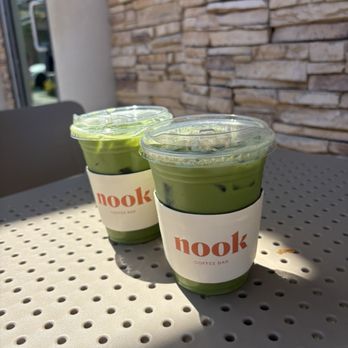 Nook coffee bar - matcha latte - Coffee & Tea Near Me - Rancho Cucamonga, California Nook coffee bar - matcha latte - Coffee & Tea Near Me - Rancho Cucamonga, California
