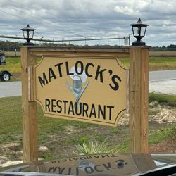 Matlock's Restaurant - Exterior sign