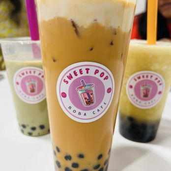 Sweet Pop Boba Cafe - Thai cloud Tropic Medley Smoothie and Macha Milk tea - Bubble Tea Near Me - Liberty Hill, Texas Sweet Pop Boba Cafe - Thai cloud Tropic Medley Smoothie and Macha Milk tea - Bubble Tea Near Me - Liberty Hill, Texas