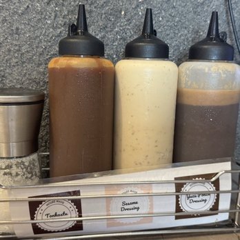 Tonkatsu Kuro - House made sauces or dressings - Japanese Near Me - Honolulu, Hawaii Tonkatsu Kuro - House made sauces or dressings - Japanese Near Me - Honolulu, Hawaii