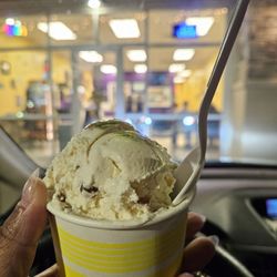 Abner B’s Ice cream - Medium cup with two scoops