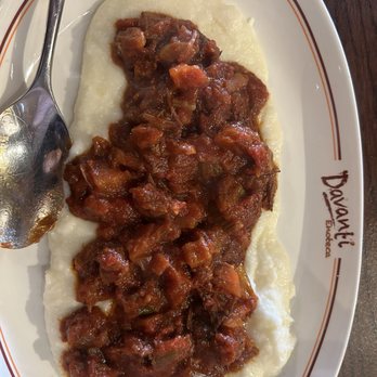 Davanti Enoteca - Polenta and Ragu. Can be a meal or an appetizer. - Wine Bars Near Me - Naperville, Illinois