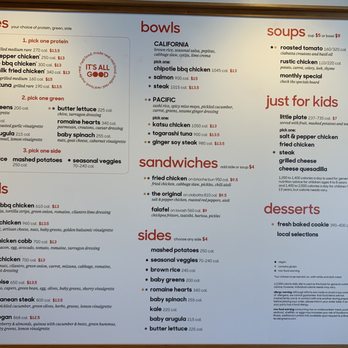 Tender Greens - Menu - New American Near Me - Pasadena, California Tender Greens - Menu - New American Near Me - Pasadena, California