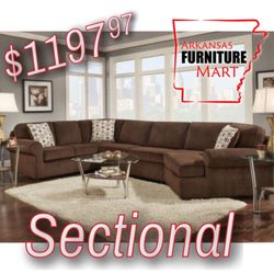 Arkansas Furniture Mart - Sectional $1197