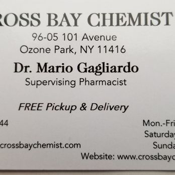Cross Bay Chemist - Drugstores Near Me - Ozone Park, New York Cross Bay Chemist - Drugstores Near Me - Ozone Park, New York