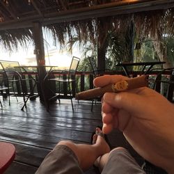 La Casa del Habano - Outside patio.