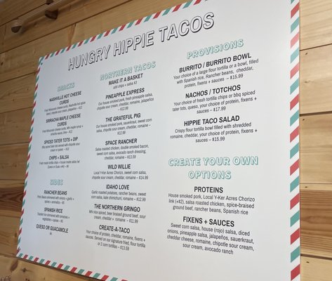 Menu photo 2 Hungry Hippie Tacos Grand Marais, MN Menu photo 2 Hungry Hippie Tacos Grand Marais, MN