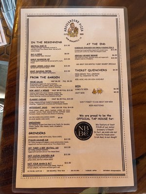 Menu photo 3 Above Ground Pizza New Braunfels, TX Menu photo 3 Above Ground Pizza New Braunfels, TX