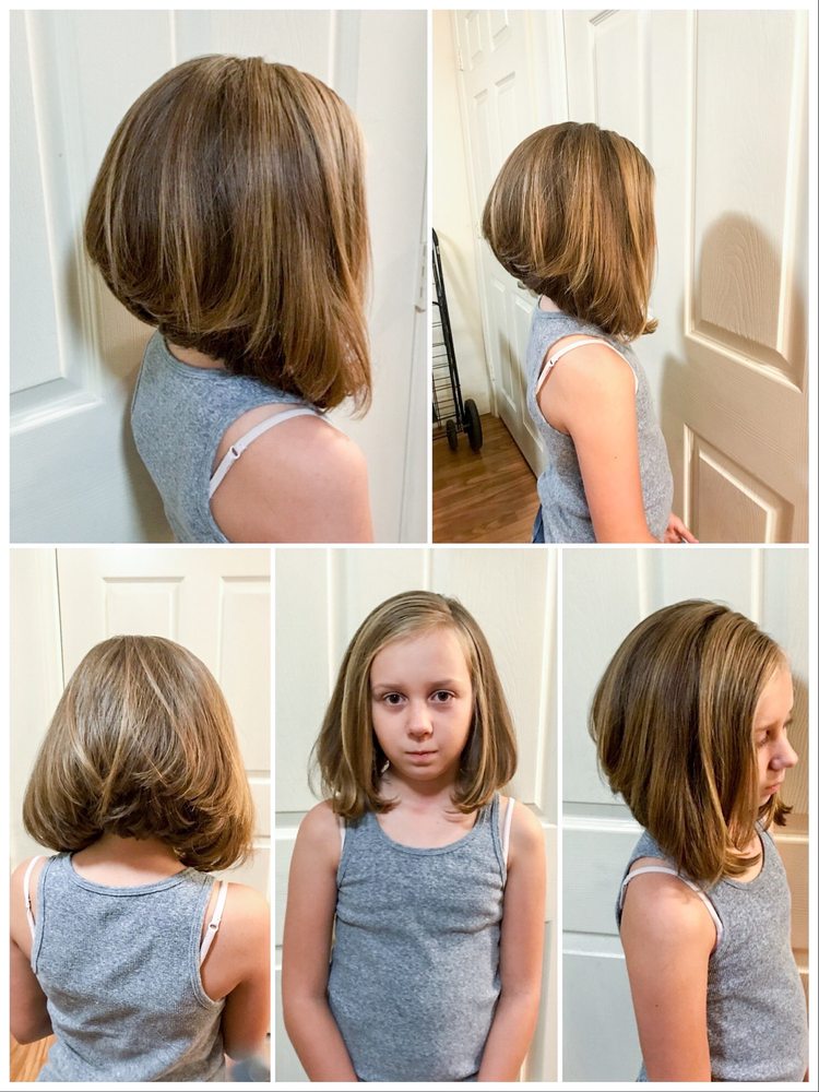 Hair By Michelle Graduated Bob And Blow Dry Style Yelp
