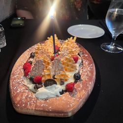 The Chatham Cut - Dessert. Cannoli board.