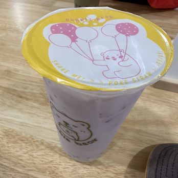 Bubble Bear - Taro with Crystal boba - Bubble Tea Near Me - Newberg, Oregon