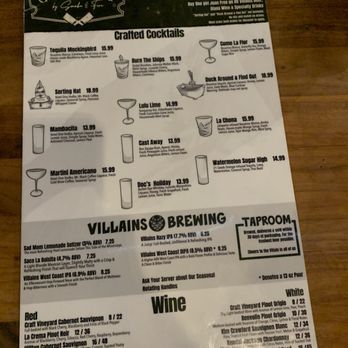 Craft by Smoke & Fire - Pasadena - Cocktail Menu - Barbeque Near Me - Pasadena, California