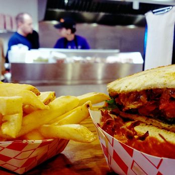 Squeeze Burger - BLT with cheese skirt and pesto mayo.  Yes. - Burgers Near Me