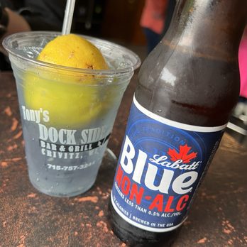 Tony's Dockside Bar & Grill - Grape Summer Hummer & LaBatt Blue NA Beer - New American Near Me - Crivitz, Wisconsin Tony's Dockside Bar & Grill - Grape Summer Hummer & LaBatt Blue NA Beer - New American Near Me - Crivitz, Wisconsin