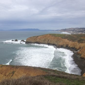 Rockaway Beach - Rockaway Beach from the cliffs - Beaches Near Me - Pacifica, California