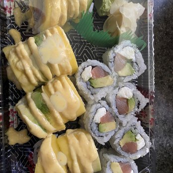 Asian Harbor - Tropical Mango Roll and Philly Roll - Sushi Bars Near Me - Mebane, North Carolina Asian Harbor - Tropical Mango Roll and Philly Roll - Sushi Bars Near Me - Mebane, North Carolina