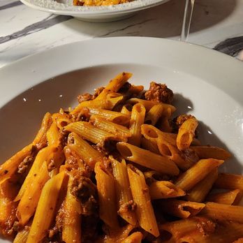 Cafe Med Eugene - Pasta Bolognese with gluten-free noods subed in! - Italian Near Me - Eugene, Oregon