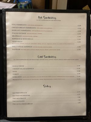 Menu photo 1 Two Guys From Italy Glendale, CA Menu photo 1 Two Guys From Italy Glendale, CA
