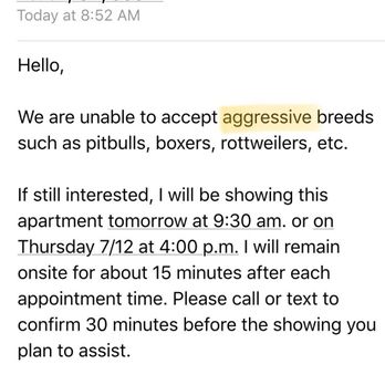 Entourage Property Management - FYI: There's no such thing as an "aggressive breed". - Property Management Near Me Entourage Property Management - FYI: There's no such thing as an "aggressive breed". - Property Management Near Me