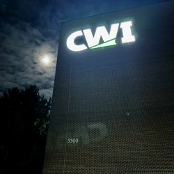 CWI Library - A beautiful Christmas  evening on the CWI campus