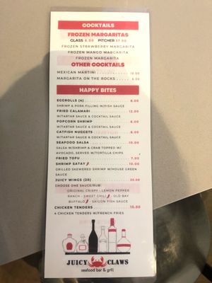 Menu photo 5 Juicy Claws Restaurant Austin, TX