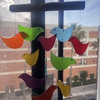 Las Catrinas - Glass bird wind chime - Women's Clothing Near Me - San Juan Capistrano, California Las Catrinas - Glass bird wind chime - Women's Clothing Near Me - San Juan Capistrano, California