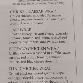 Back Bay Gourmet - Menu 3.24 - Sandwiches Near Me - Virginia Beach, Virginia