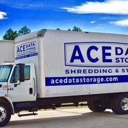 Ace Data Storage - Shred truck on a beautiful day!