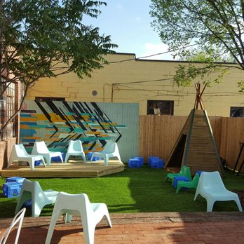 Aurora - Backyard/patio! Love this space - Coffee & Tea Near Me - Oklahoma City, Oklahoma