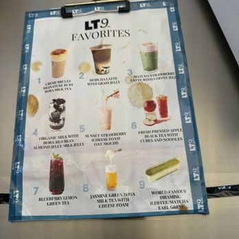 LT9 Tea Blends - Favorites - Bubble Tea Near Me - Pasadena, California