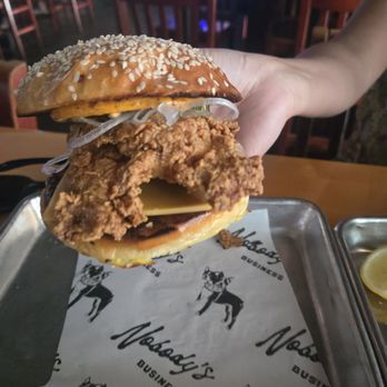 Nobody's Business - Chicken sandwich - New American Near Me - Austin, Texas Nobody's Business - Chicken sandwich - New American Near Me - Austin, Texas