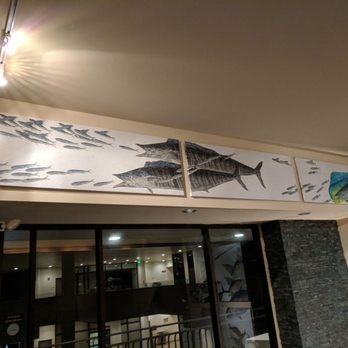 Gyotaku by Naoki - 2nd floor trim, Roy's Hawaii Kai - Art Galleries Near Me - Kaneohe, Hawaii