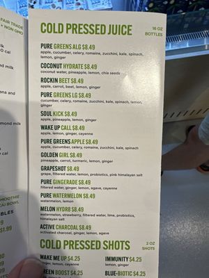Menu photo 5 Pure Green Knoxville, TN