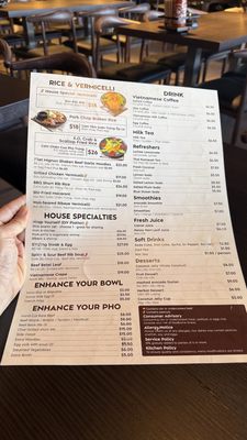 Menu photo 2 Pho Concept Las Vegas, NV Menu photo 2 Pho Concept Las Vegas, NV