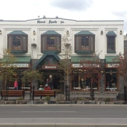 Monod Sports - The storefront, as seen from Banff Avenue.