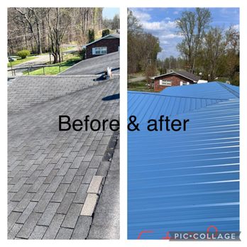 RW Home Improvements - before and after - Roofing Near Me - Jonesborough, Tennessee RW Home Improvements - before and after - Roofing Near Me - Jonesborough, Tennessee