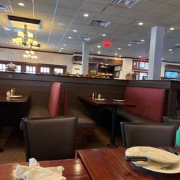 Booth, and tables