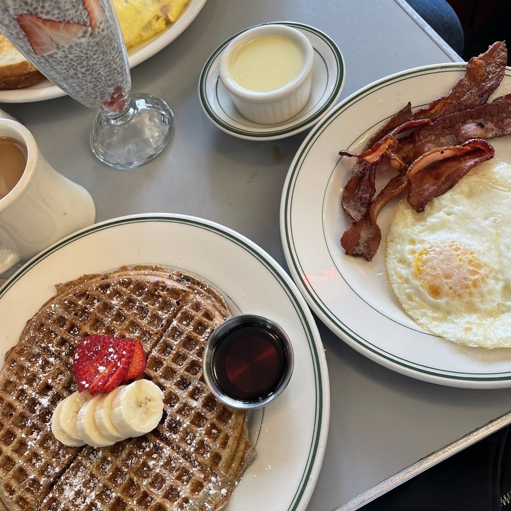 Oceanview Diner - Buckwheat Waffle, Chia Pudding - Sandwiches Near Me - Berkeley, California Oceanview Diner - Buckwheat Waffle, Chia Pudding - Sandwiches Near Me - Berkeley, California
