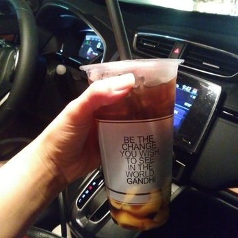 7 Leaves Cafe - Large herbal tea w/ pudding~ $4.75 - Coffee & Tea Near Me - Alhambra, California