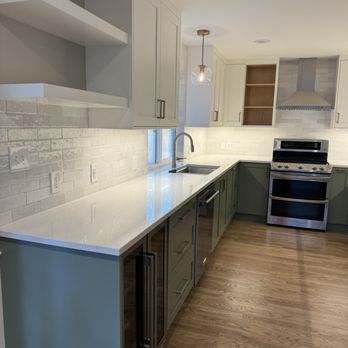 Creative Construction - New kitchen after water damage - General Contractors Near Me Creative Construction - New kitchen after water damage - General Contractors Near Me